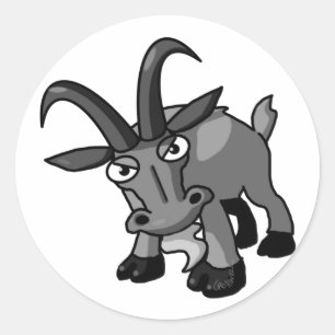 Billy Goat Ronde Sticker