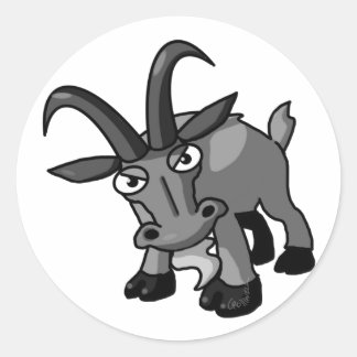 Billy Goat Ronde Sticker