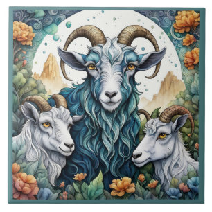Billy Goats Gruff Tegeltje