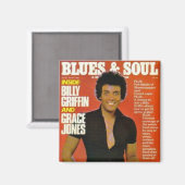 Billy Griffin "RETRO ART" Magazine Magnet Magneet (Voorkant / Achterkant)