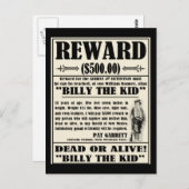 Billy het Kind Gezocht Poster Briefkaart (Voorkant / Achterkant)