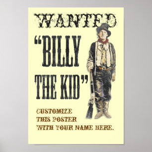 Billy het Kind Poster