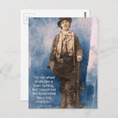 Billy het Kind Quote Briefkaart (Voorkant / Achterkant)