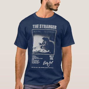BILLY JOEL - DE TRACKLIST VAN HET STRANGER ALBUM T-SHIRT