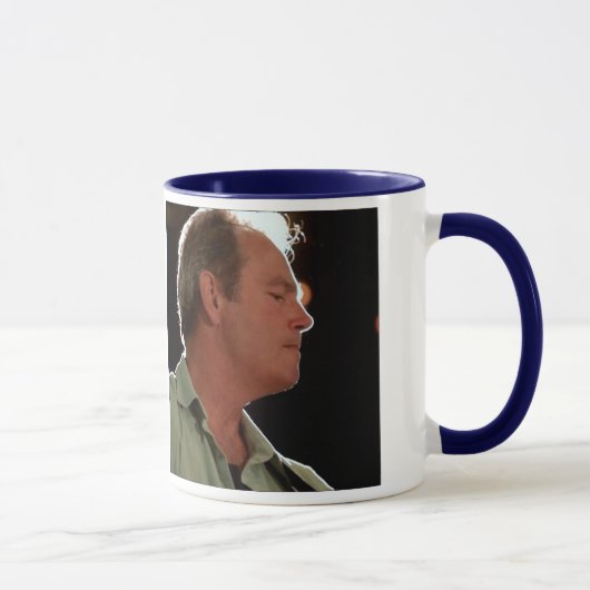 Billy Kay Blue Shirt Coffee Mugs (Droite)