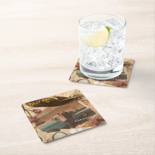 Billy Kay Classics Beverage Coasters Vierkante Kartonnen Onderzetter (Insitu)