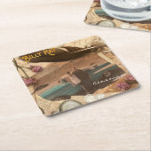 Billy Kay Classics Beverage Coasters Vierkante Kartonnen Onderzetter (Schuin)