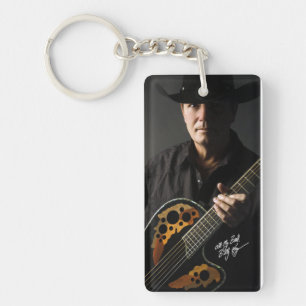 Billy Kay Cowboy Guitar AcrylSleutelhangers Sleutelhanger