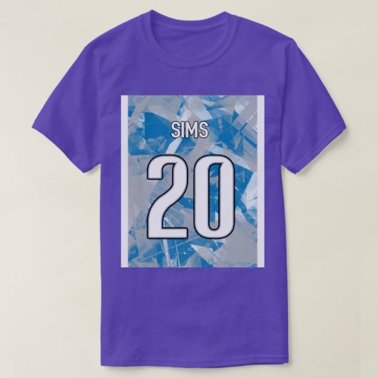 BILLY SIMS T-SHIRT (Design voorkant)