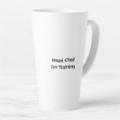 Billy the Chef Masterchef Print Latte Mug (Angle droit)