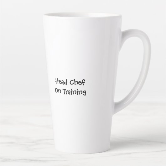 Billy the Chef Masterchef Print Latte Mug (Droite)