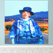Billy the Kid Canvas Afdruk (Insitu (Houten vloer))