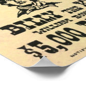 Billy the Kid Old Wild West Poster Recherché (Coin)