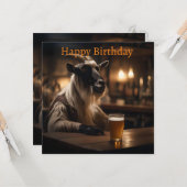 Billy the Kind: Een geit loopt een bar binnen, Kaart (Voorkant / Achterkant in situ)