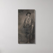  Billy the Kind Old West Outlaw Canvas Afdruk (Voorkant)