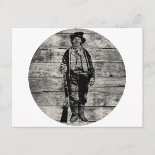 Billy The Kind on Wood Briefkaart