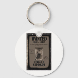 Billy The Kind Wanted Dead of Alive Poster Sleutelhanger