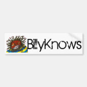 BillyKnows Bumpersticker (Voorkant)