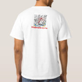 BillyKnowsMedia QRCode-shirt mannen T-shirt (Achterkant)