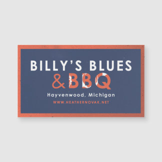 Billy's Blues & BBQ Magnet !