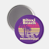  Biloxi Beach Mississippi Magneet (Voorkant / Achterkant)