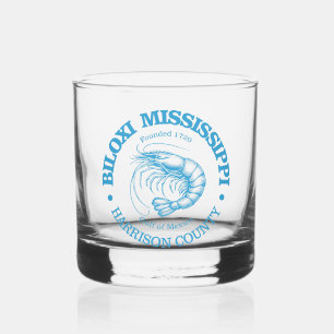Biloxi (garnalen) whisky glas