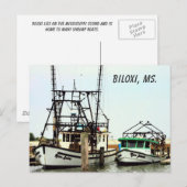 Biloxi, mevrouw Briefkaart (Voorkant / Achterkant)