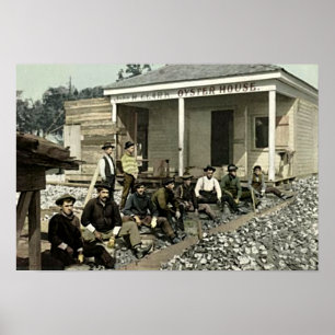 Biloxi, Mississippi Oyster House 1905 Poster