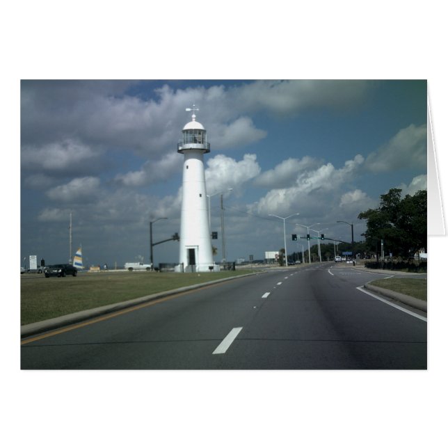 Biloxi vuurtoren (Voorkant Horizontaal)