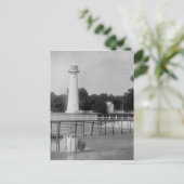 Biloxi vuurtoren foto briefkaart (Staand voorkant)