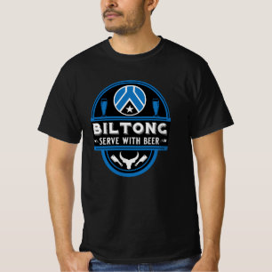Biltong en bier t-shirt