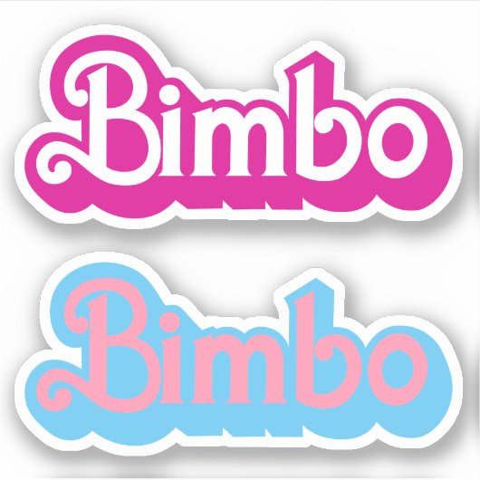 Bimbo Sticker (Voorkant)
