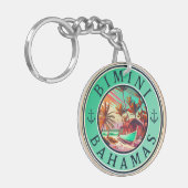 Bimini Bahama's anker Vist Reis  boot Sleutelhanger (Voorkant Links)