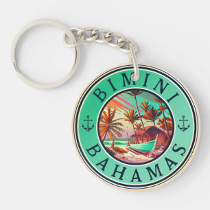 Bimini Bahama's anker Vist Reis boot Sleutelhanger