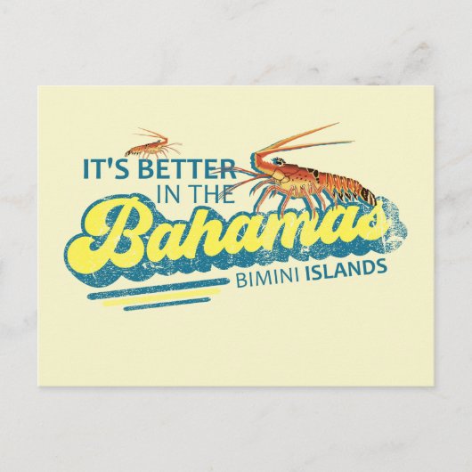 Bimini Island Bahamas Carte postale Vacances Crois (Devant)