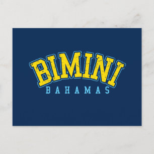 Bimini Island Bahamas Carte postale Vacances Crois