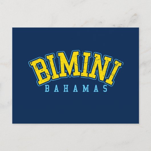 Bimini Island Bahamas Carte postale Vacances Crois (Devant)