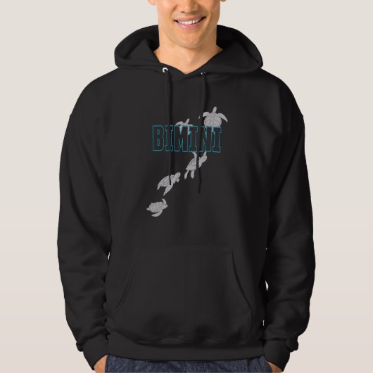 Bimini Sea Turtles Scuba Diving with Turtles Hoodie (Voorkant)
