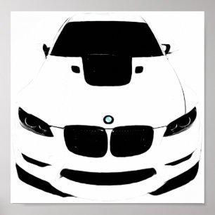 ~Bimmer~ POP ART AUTO POSTER, AANGEPAST HET! Poster