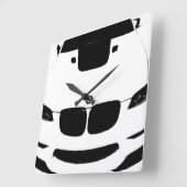 ~Bimmer~ WALL CLOCK, POP ART, AANPASSEN IT! Vierkante Klok (Hoek)