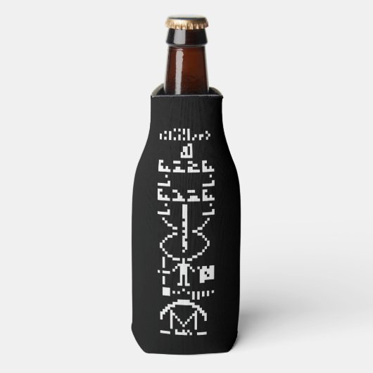 Binair Bericht van 1974 Flesjeskoeler (Fles Voorkant)