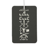 Binair Bericht van 1974 Luchtverfrisser (Voorkant)