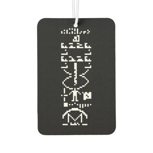 Binair Bericht van 1974 Luchtverfrisser (Achterkant)