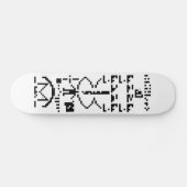 Binair Bericht van 1974 Skateboard (Horizontaal)