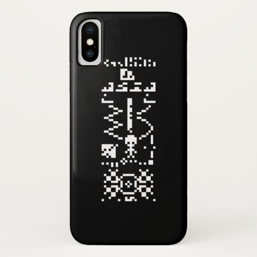 Binair berichtenantwoord van Arecibo Case-Mate iPhone Case (Achterkant)