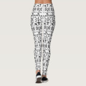 Binair berichtenantwoord van Arecibo Leggings (Achterkant)