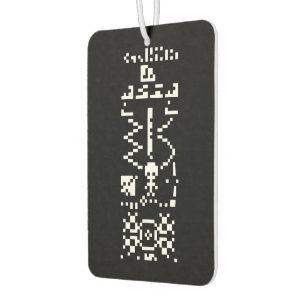 Binair berichtenantwoord van Arecibo Luchtverfrisser