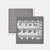 binair codeontwerp magneet (Voorkant / Achterkant)
