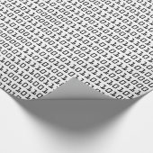 Binair codepatroon voor computer opheffen en koele cadeaupapier (Hoek)