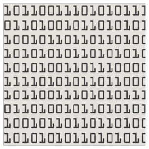 Binair codepatroon voor computer opheffen en koele stof